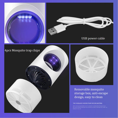 Trampa UV Fotocatalítica Anti-mosquitos Silenciosa y Segura para Bebés y Embarazadas - Image 3