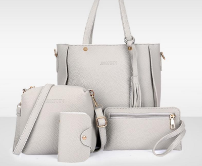 Set de 4 Bolsas Coreanas con Borlas - Bolso, Monedero y Organizador - Image 12