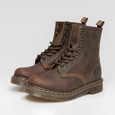Botas Vintage de Cuero Crazy Horse para Mujer con Costura Goodyear - Image 7
