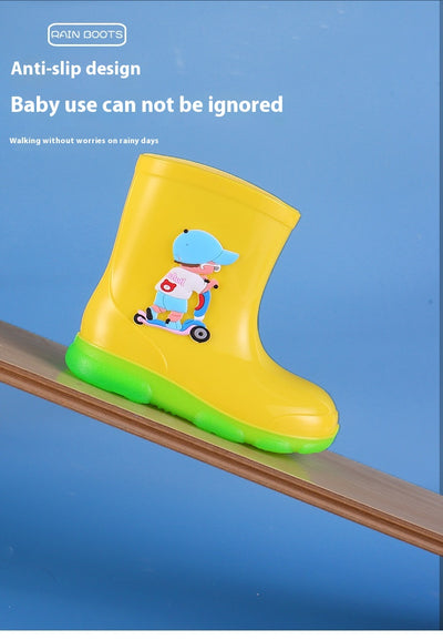 Botas de Lluvia Impermeables Desmontables para Niños con Suela Antideslizante - Image 25