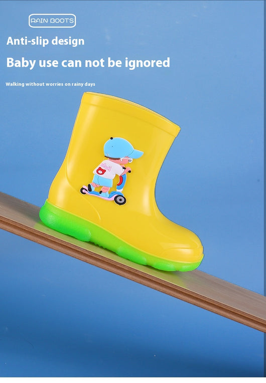 Botas de Lluvia Impermeables Desmontables para Niños con Suela Antideslizante - Image 25