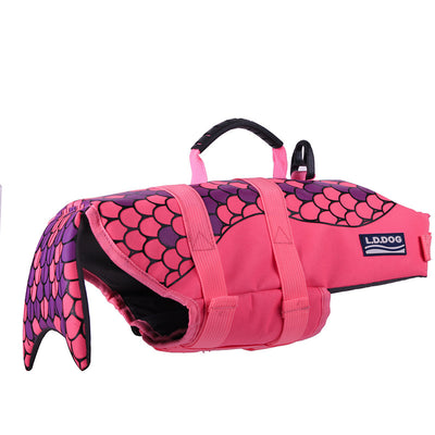 Chaleco Salvavidas para Perros - Diseño Tiburón Ajustable para Mascotas Pequeñas y Grandes - Image 5
