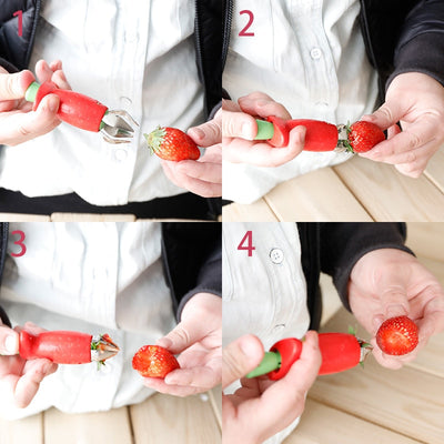 Deshollejador de Fresas - Removedor de Hojas para Frutas - Image 5