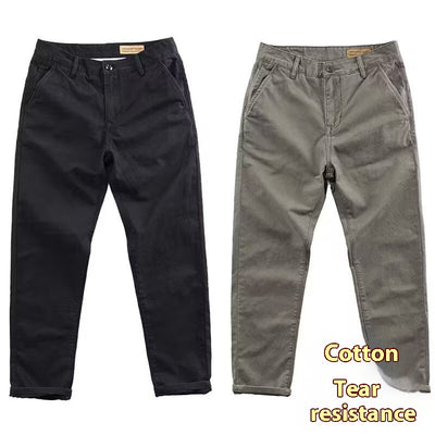 Pantalones Casuales Slim Elásticos de Alta Densidad para Hombre - Image 3
