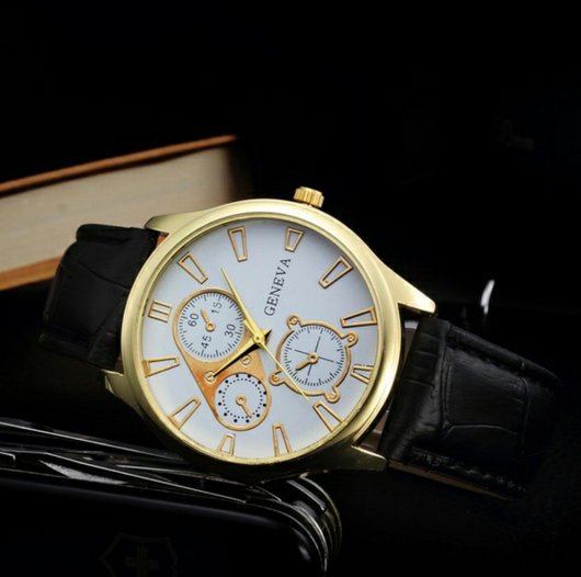 Reloj Pulsera Geneva Ejecutivo con Correa - Estilo Casual Profesional - Image 4
