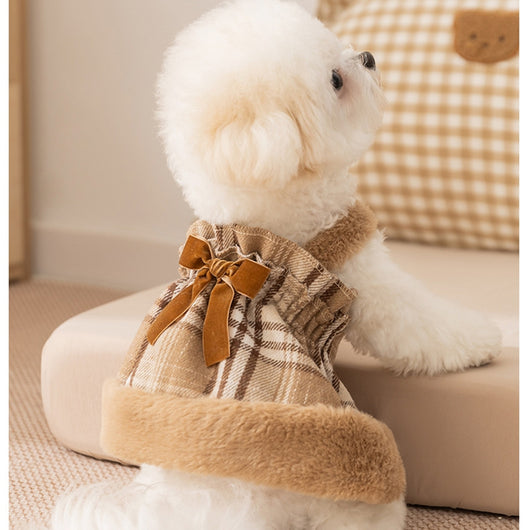 Conjunto de Abrigo y Falda para Perros Pequeños - Ropa Térmica de Invierno para Bichón Frisé y Gatos - Image 41