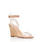 Sandalias Cuña PVC Efecto Madera para Mujer