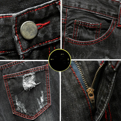 Shorts de Mezclilla Rotos con Parches - Tendencia Urbana Europa y América - Image 7