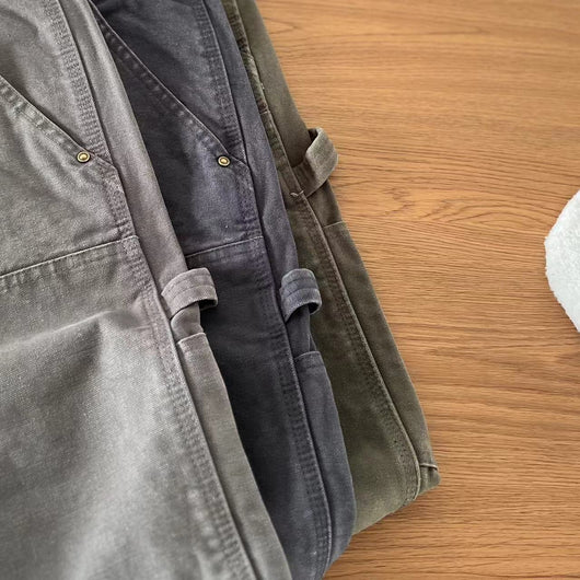 Pantalones de Trabajo Reforzados con Doble Rodillera y Remaches - Image 9