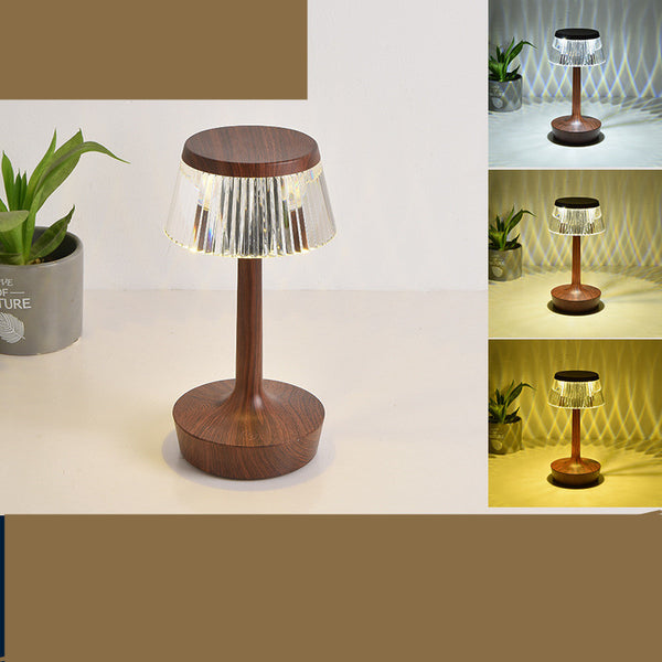 Lámpara de Mesa Seta Cristal Viral - Luz Decorativa para Dormitorio