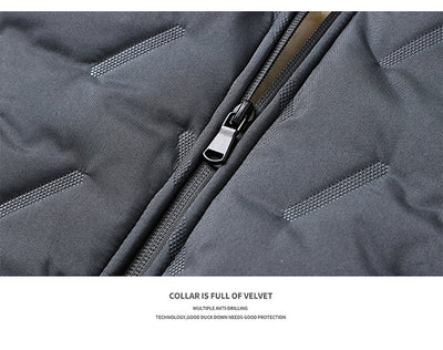 Abrigo de Algodón Acolchado con Forro Polar para Hombre - Image 14