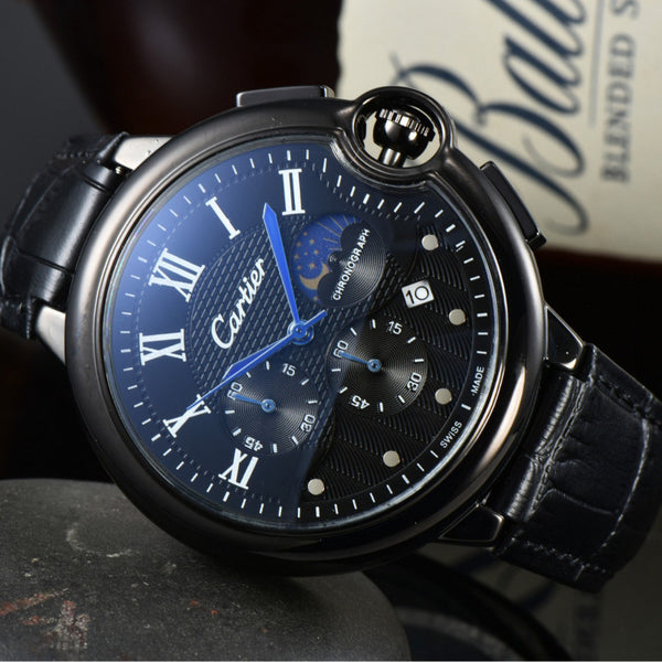 Reloj de Negocios para Hombre con Correa de Goma
