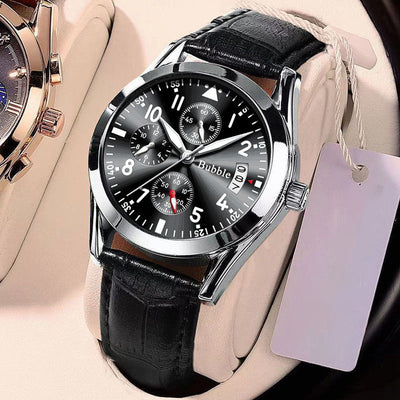 Reloj Automático de Cuarzo Luminoso Resistente al Agua con Seis Agujas para Hombre - Image 9