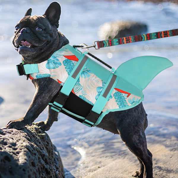 Chaleco Salvavidas para Perros Shark - Ropa de Baño Segura