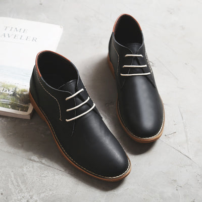 Botas Casuales de Cuero para Hombre - Zapatos de Trabajo Versátiles - Image 3