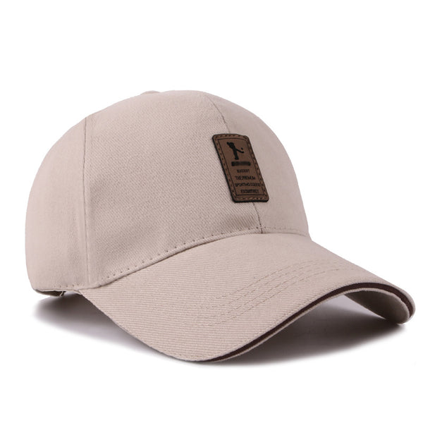 Gorra de Béisbol Coreana de Algodón - Visera Deportiva para Hombre Estilo Minimalista