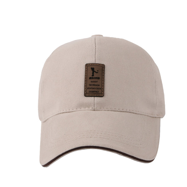 Gorra de Béisbol Coreana de Algodón - Visera Deportiva para Hombre Estilo Minimalista