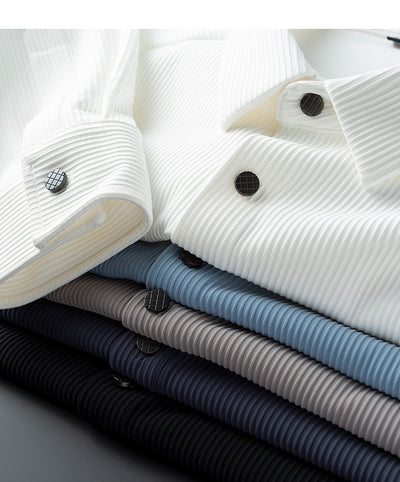 Camisa Blanca Ejecutiva sin Planchado Anti-arrugas - Image 14