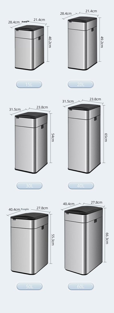Basurero Inteligente Automático de Gran Capacidad con Sensor Infrarrojo - Image 27