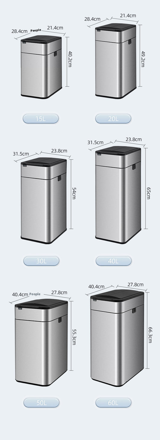 Basurero Inteligente Automático de Gran Capacidad con Sensor Infrarrojo - Image 27