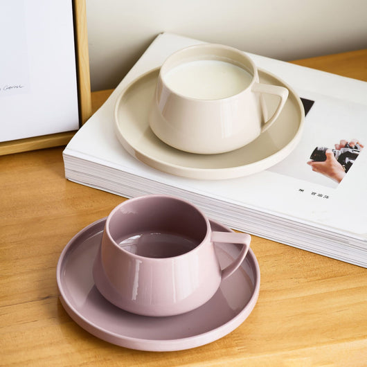 Juego de Taza y Plato para Café - Diseño Elegante para Home Office - Image 3