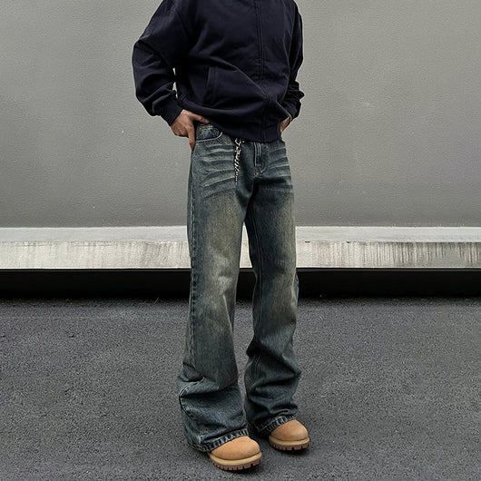 Jeans Skinny Negros Desgastados Retro para Hombre - Corte Favorecedor - Image 9