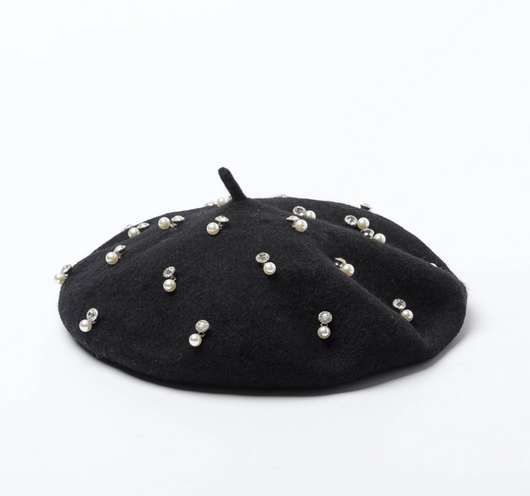Boina de Lana con Strass Elegante - Image 9