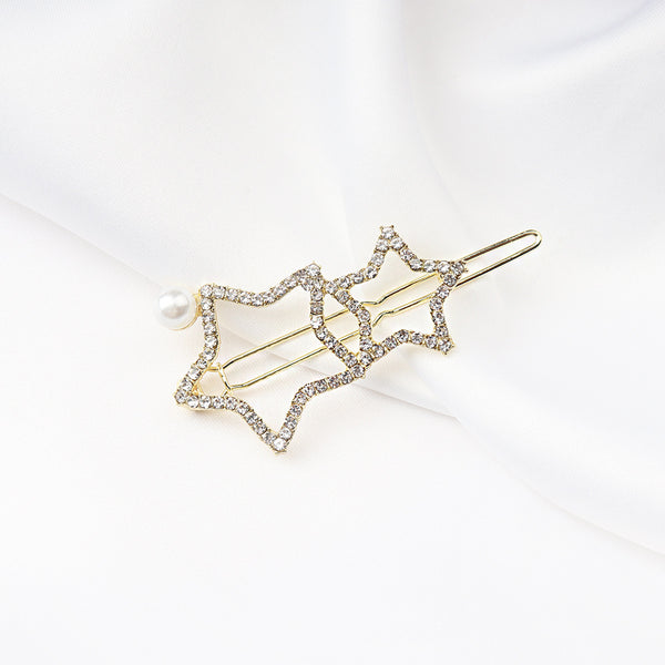 Pasador de Cabello con Strass Alfabeto y Estrella para Flequillo - Image 23