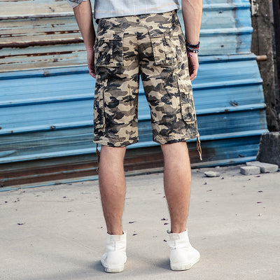 Shorts Cargo Camuflaje de Algodón para Verano - Image 3
