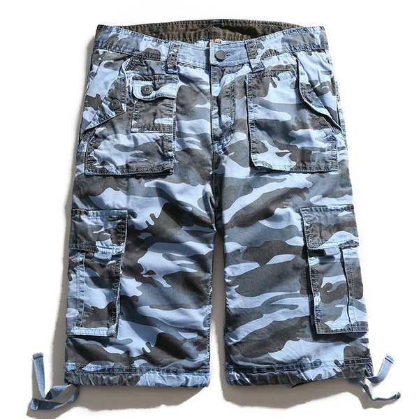 Shorts Cargo Camuflaje de Algodón para Verano - Image 6