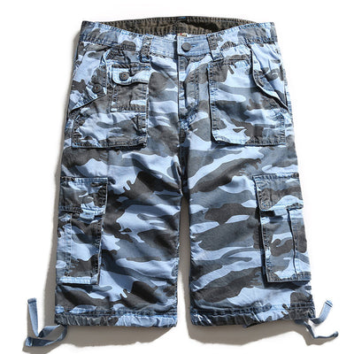Shorts Cargo Camuflaje de Algodón para Verano - Image 6