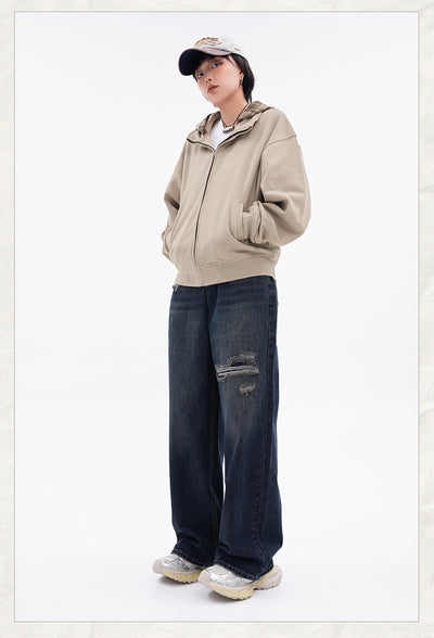 Sudadera con Capucha de Franela a Cuadros para Mujer - Image 16