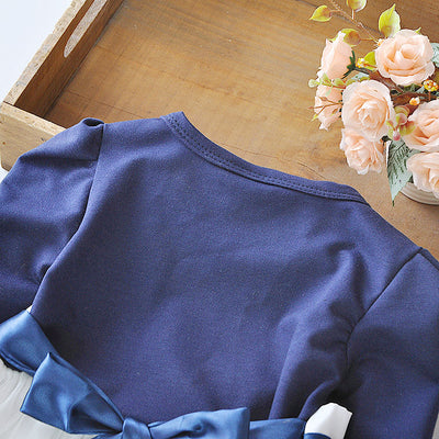 Vestido Largo con Mangas y Detalle de Flores - Image 3