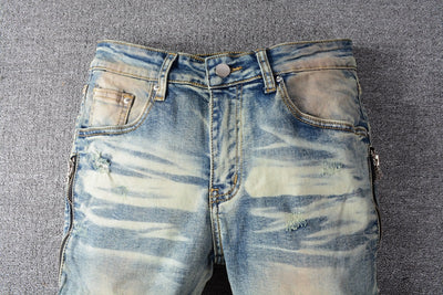 Jeans Slim Fit con Costuras en las Rodillas - Image 5
