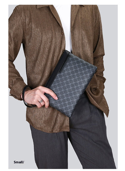 Bolso de Cuero Retro Negro para Hombre - Estilo Vintage - Image 15