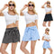 Shorts Holgados de Cintura Elástica en Colores Sólidos