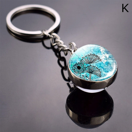 Llavero Esfera de Vidrio con Tortuga y Estrella de Mar - Diseño Divertido - Image 13