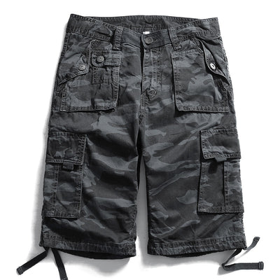 Shorts Cargo Camuflaje de Algodón para Verano - Image 7