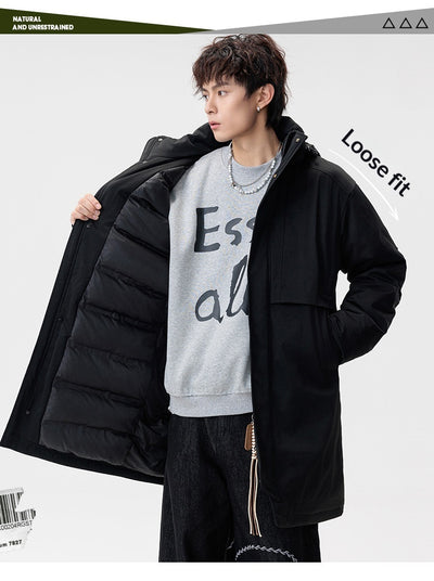 Abrigo Hombre Suelto Impermeable Moderno y Cálido - Image 29