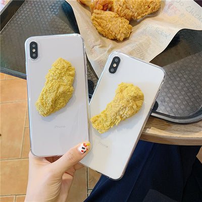 Funda para Celular con Alas de Pollo 3D