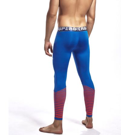 Pantalones Deportivos Térmicos Ajustados para Hombre - Leggings de Nylon para Otoño e Invierno - Image 3