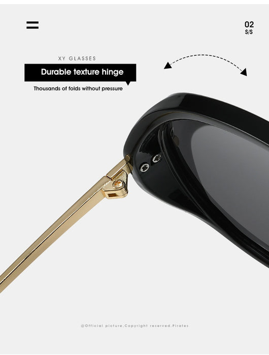 Retro aviator sunglasses with bright black frames, vibrant orange lenses, and sleek gold-colored metal temples. - Image 25