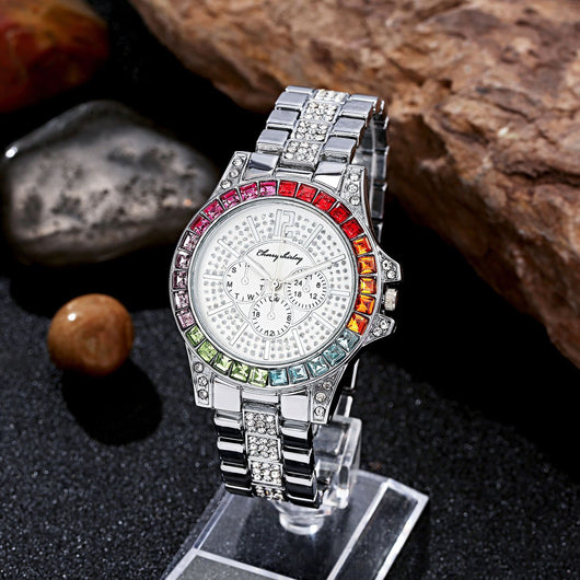 Reloj de Pulsera Acero Diamante Gypsophila para Mujer con Cristales de Rhinestone - Image 6