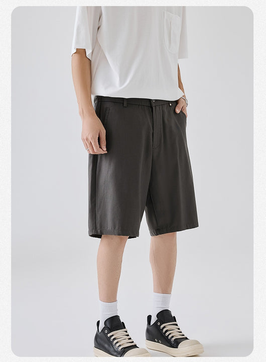 Shorts Casuales de Lyocell para Hombre - Comodidad de Verano Premium - Image 18