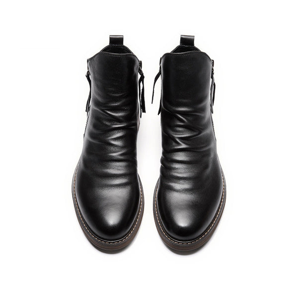 Botas de Cuero Altas para Hombre - Estilo para Todas las Estaciones - Image 16