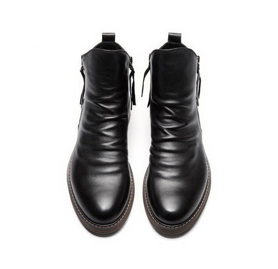 Botas de Cuero Altas para Hombre - Estilo para Todas las Estaciones - Image 16