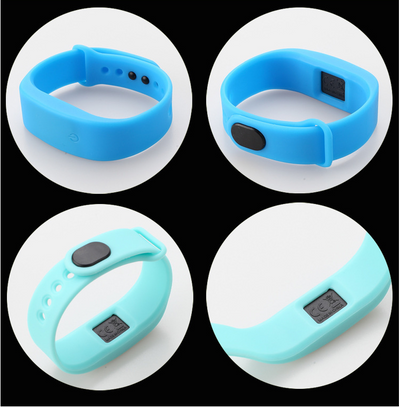 Pulsera LED Deportiva Escolar con Botón de Luz Blanca - Image 5