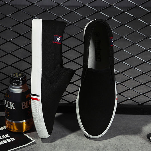 Zapatos de Lona Casual para Hombre - Estilo Coreano Vulcanizados Blancos - Image 5