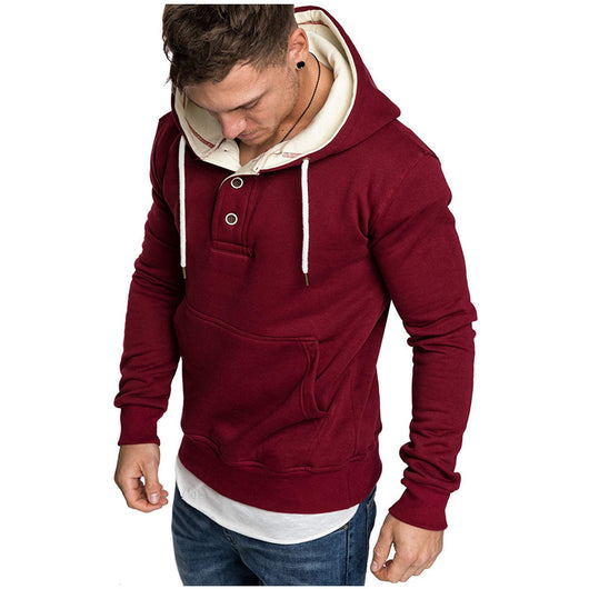Sudadera Polar con Capucha y Detalles de Botones - Image 6