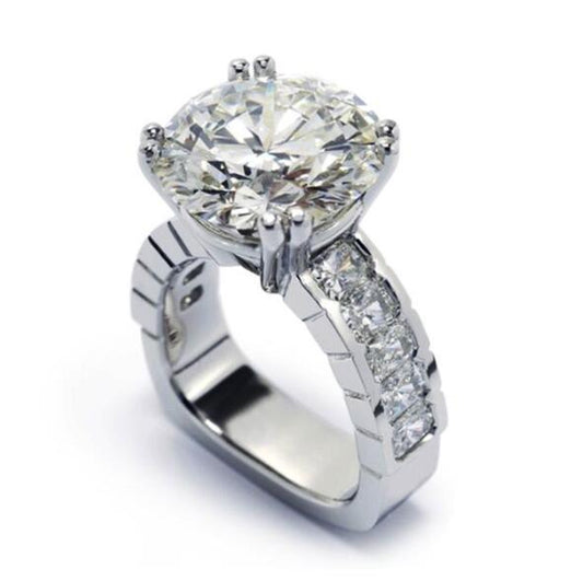 Anillo de Diamante Zirconio Octava Dramática